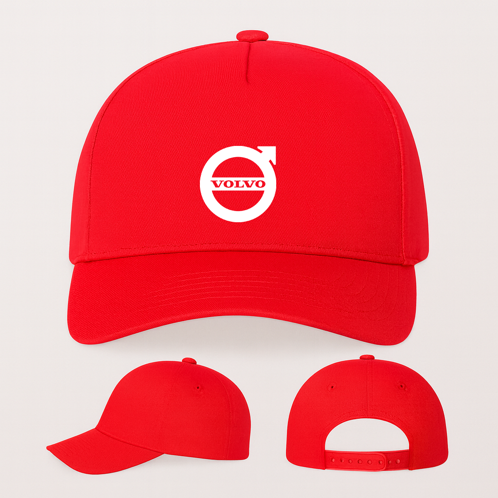 Volvo Car Five Panel Twill Snapback Cap